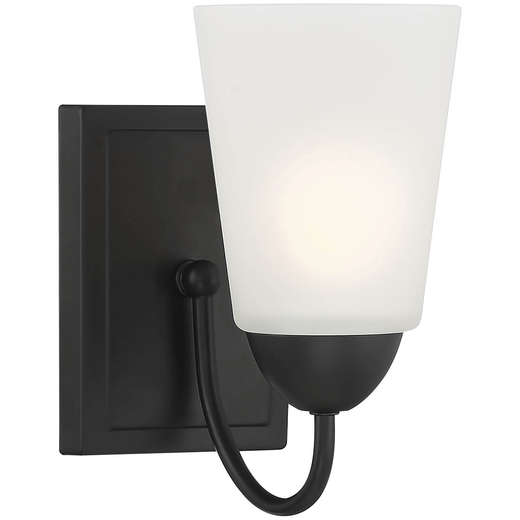 Malone 1 Light 5 inch Matte Black Wall Sconce Wall Light